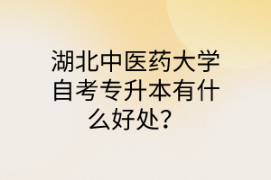 湖北中医药大学自考专升本考试简单吗?